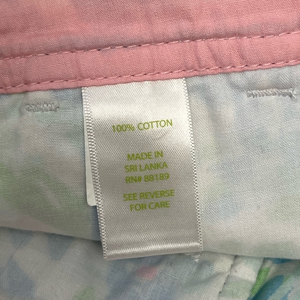 Lilly Pulitzer Callahan Shorts | Size 2 | Blue Green Pink Print - Picture 9 of 10